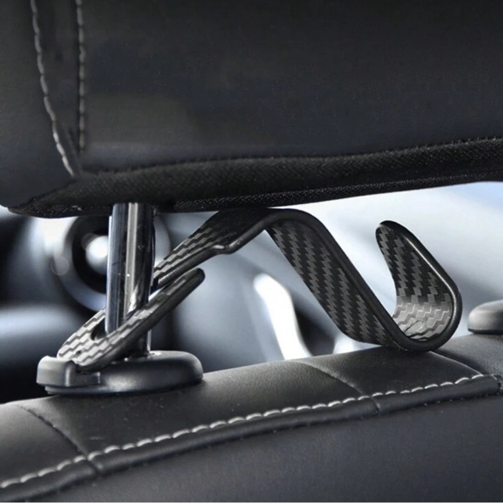4Pcs Universal Car Seat Headrest Hook Hanger For Car Interior Accessories - Picture 3 of 7